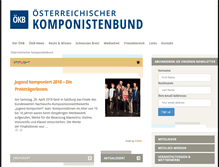 Tablet Screenshot of komponistenbund.at